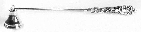 Love Disarmed (Sterling, Newer) Candle Snuffer with Silverplate Implement