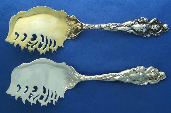Love Disarmed (Sterling, Newer) Solid Macaroni Server