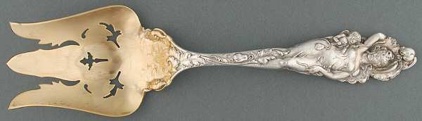 Love Disarmed (Sterling, Newer) Oversize Solid Salad Servng Fork