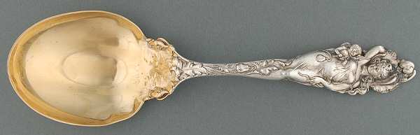 Love Disarmed (Sterling, Newer) Oversize Solid Salad Serving Spoon