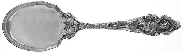 Love Disarmed (Sterling, Newer) Solid Salad Serving Spoon