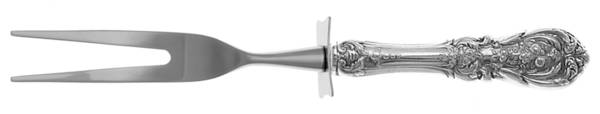 Francis I (Sterling, "Reed & Barton") Carving Fork Small with Stainless Prongs HC