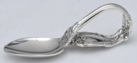 Francis I (Sterling, "Reed & Barton") Baby Spoon with Curved Handle HC