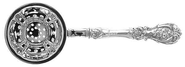Francis I (Sterling, "Reed & Barton") Individual Overcup Tea Strainer with Silverplate Bowl