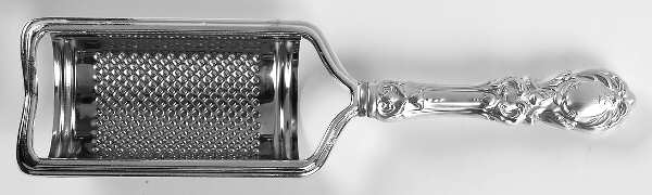 Francis I (Sterling, "Reed & Barton") Cheese Grater with Hollow Handle, Stainless Grater