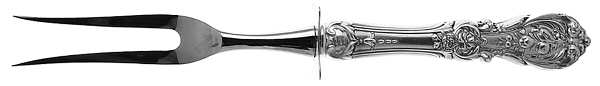 Francis I (Sterling, "Reed & Barton") Large Stainless-Prong Roast Carving Fork