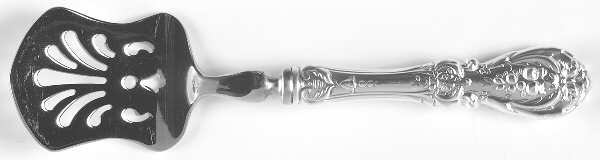 Francis I (Sterling, "Reed & Barton") Small Pierced Pastry Server, Stainless Blade