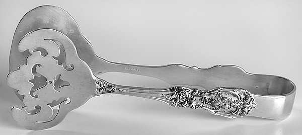 Francis I (Sterling, "Reed & Barton") Large Solid Sandwich Tongs