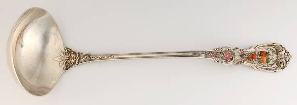 Enameled Solid Soup Ladle