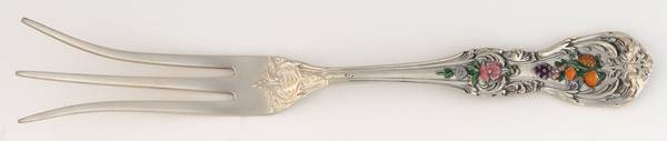 Enameled Lemon Fork