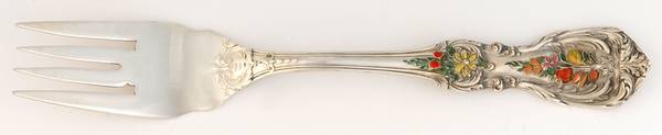 Francis I (Sterling, "Reed & Barton") Individual Enameled Solid Fish Fork