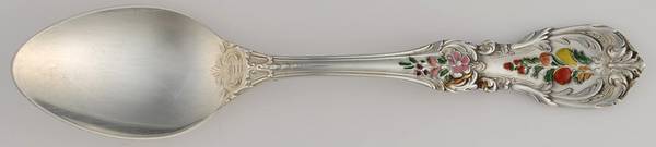 Francis I (Sterling, "Reed & Barton") Enameled Teaspoon