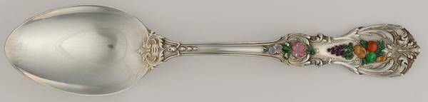 Francis I (Sterling, "Reed & Barton") Enameled Tablespoon (Serving Spoon)