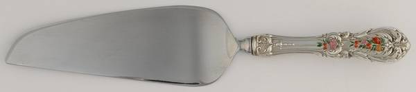 Enameled Pie & Cake Server with Stainless Blade