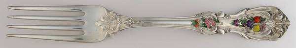Francis I (Sterling, "Reed & Barton") Enameled Fork