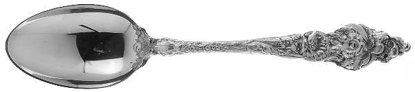 Les Six Fleurs (Sterling) Tablespoon (Serving Spoon)