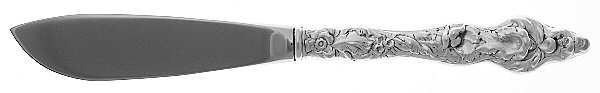 Les Six Fleurs (Sterling) Hollow Handle Master Butter Knife