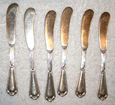 La Salle (Sterling, 1928) Flat Handle Butter Spreader