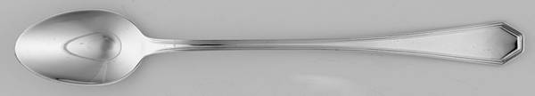 Queen Anne-Plain (Sterling, 1910, No Monos) Iced Tea Spoon