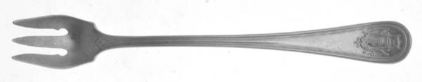 RDS65 (Silverplate) Monogram Cocktail/Seafood Fork