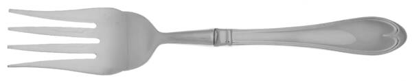 Oval Thread (Stainless) Cold Meat Fork Large, Stainless Tines HC