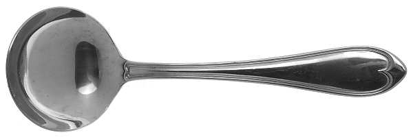 Oval Thread (Stainless) Solid Gravy Ladle