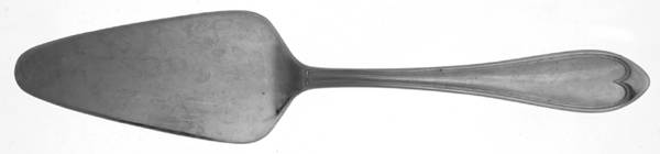 Oval Thread (Stainless) Anniversary All Stainless Pie Server
