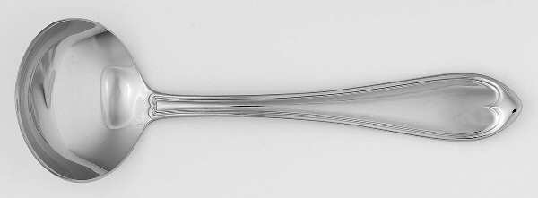 Oval Thread (Stainless) Anniversary Solid Gravy Ladle
