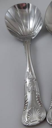 Kings (Stainless, 18-10, Select, China) Pierced Solid Serving Spoon