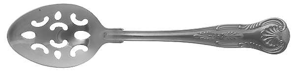Kings (Stainless, 18-10, Select, China) Pierced Tablespoon (Serving Spoon)