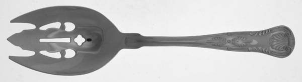 Kings (Stainless, 18-10, Select, China) Pierced Vegetable Serving Spoon