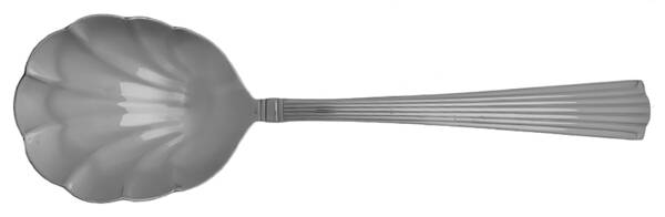 Fluted Elegance (Stainless) Solid Shell Casserole Spoon