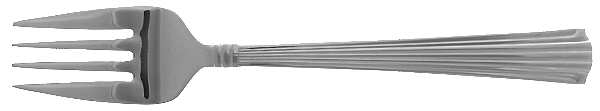 Fluted Elegance (Stainless) Individual Salad Fork