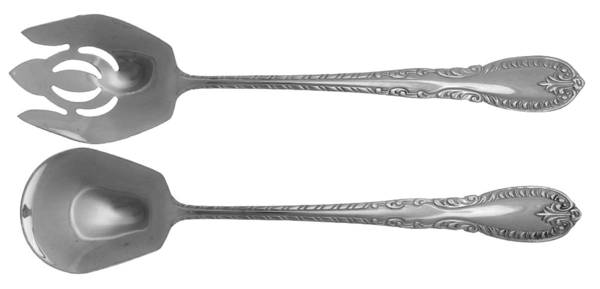 Louis Philippe (Stainless) Solid Oversized Serving Salad Set