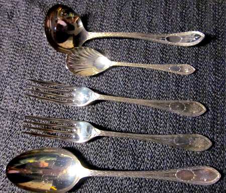 Irish Bright Cut (Silverplate) Fork