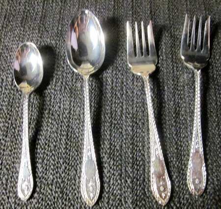 Irish Bright Cut (Silverplate) Teaspoon