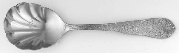 Flora (Stainless) Solid Shell Casserole Spoon