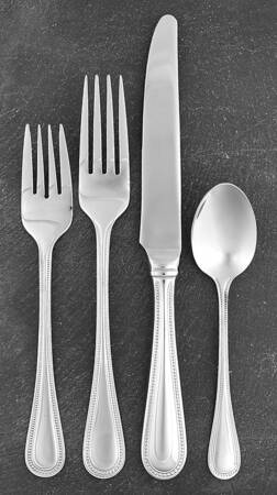 Continental Bead (Stainless) 4 Piece Place Setting