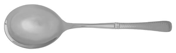 Olde English Hammered (Stainless) Casserole Spoon with Smooth Stainless Bowl HC