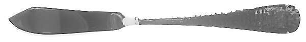 Olde English Hammered (Stainless) Flat Handle Master Butter Knife