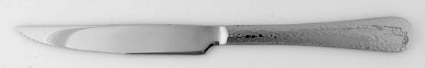 Olde English Hammered (Stainless) Individual Solid Handle Steak Knife
