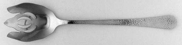 Olde English Hammered (Stainless) Oversize Solid Salad Servng Fork