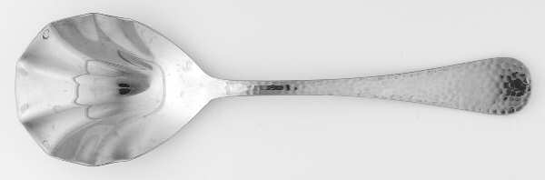 Olde English Hammered (Stainless) Solid Shell Casserole Spoon