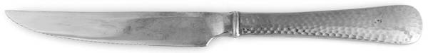 Olde English Hammered (Stainless) Individual Solid Handle Steak Knife