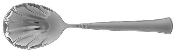 Sylvan-Matte Solid Shell Casserole Spoon