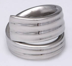 Sebring (Stainless) Finger Ring (Provide Size) HC