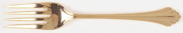 Mon Cher Gold (Gold Electroplate) Individual Salad Fork