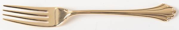 Mon Cher Gold (Gold Electroplate) Fork