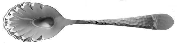Silver Antique (Silverplate) Sugar Shell Spoon