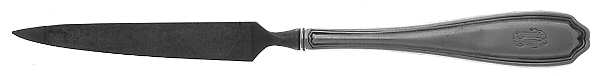 Hepplewhite-Plain (Sterling, 1907, Monograms) Hollow Handle Nail File
